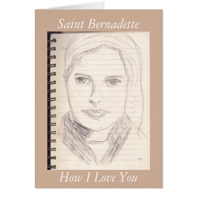 Saint Bernadette Comment je t'aime (Devant)