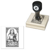 Saint Bernadette Katholieke Rubber Stamp Rubberstempel (Gestempeld)