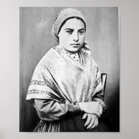 Saint Bernadette Poster (Voorkant)