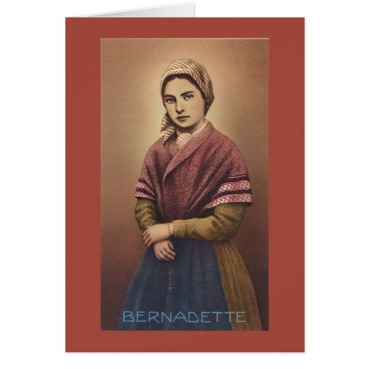 Saint Bernadette Soubirous (Voorkant)