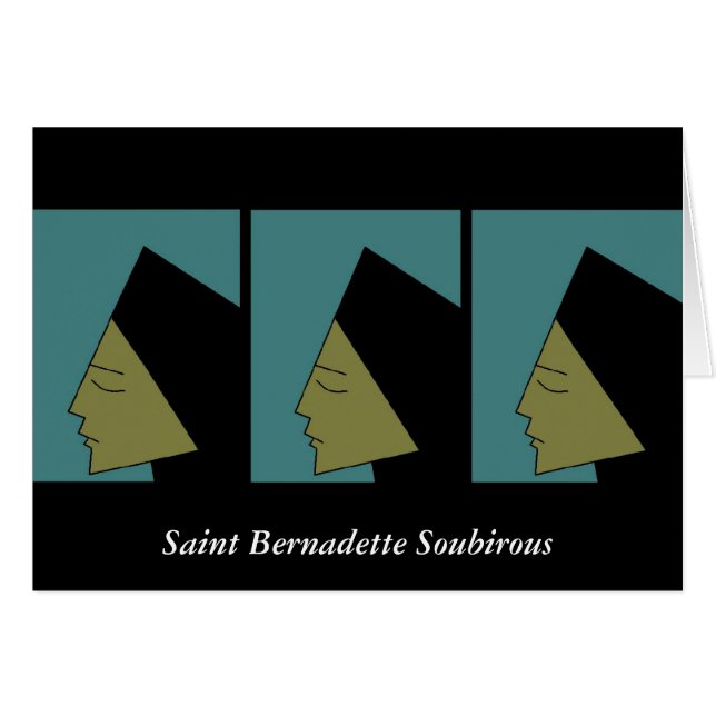 Saint Bernadette Soubirous (Devant horizontal)