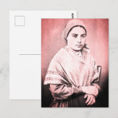 Saint Bernadette Soubirous as a child Briefkaart (Voorkant / Achterkant)
