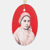 Saint Bernadette Soubirous as a child Keramisch Ornament (Links)