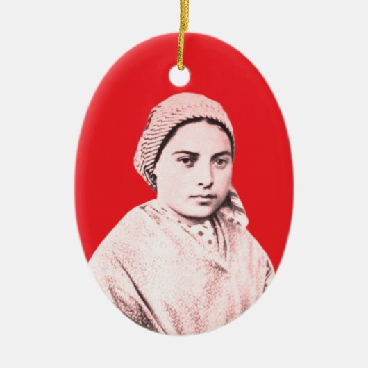 Saint Bernadette Soubirous as a child Keramisch Ornament (Voorkant)