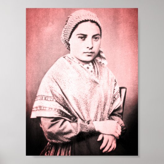 Saint Bernadette Soubirous as a child Poster (Voorkant)