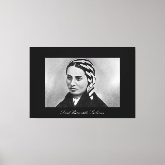 SAINT BERNADETTE SOUBIROUS CANVAS AFDRUK (Voorkant)
