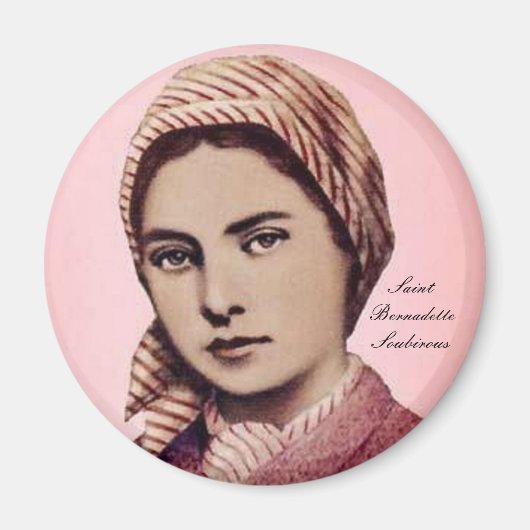 SAINT BERNADETTE SOUBIROUS MAGNEET (Voorkant)