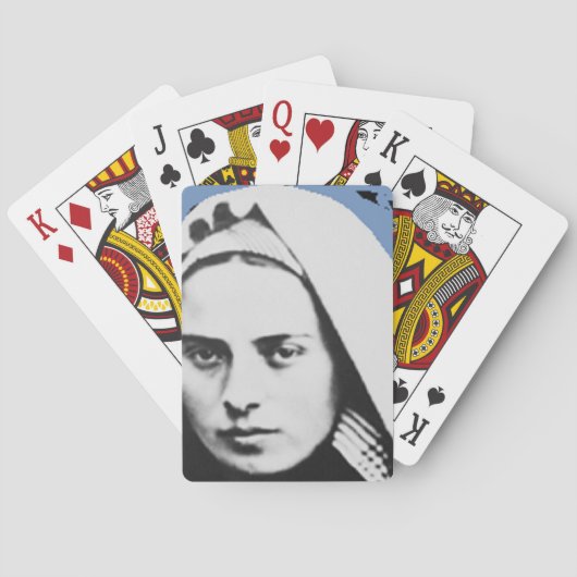 SAINT BERNADETTE SOUBIROUS POKERKAARTEN (Achterkant)