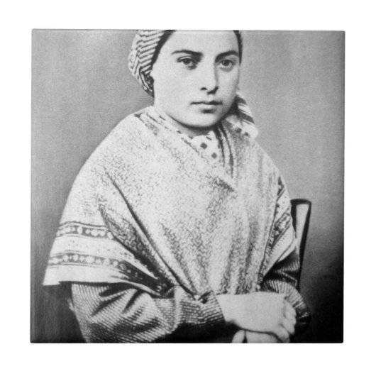 Saint Bernadette Tegeltje (Voorkant)