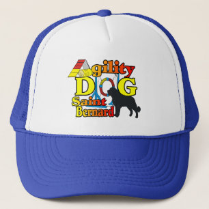 Saint Bernard Agility Gifts Trucker Pet