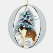 Saint Bernard Arbre de Noël Ornements (Gauche)