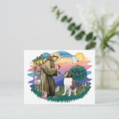Saint Bernard Briefkaart (Staand voorkant)