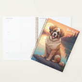 Saint Bernard by Lake (Devant avec enveloppe)