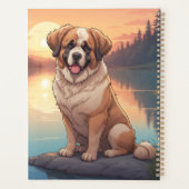 Saint Bernard by Lake (Dos)