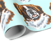 saint bernard cadeaupapier (Rol Hoek)