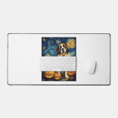 Saint Bernard Chien Mignon Halloween Jack O Lanter (Clavier et souris)
