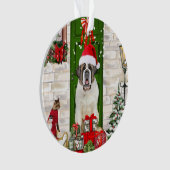 Saint Bernard Chien Noël (devant)