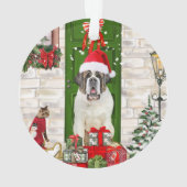Saint Bernard Chien Noël (dos)