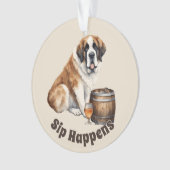 Saint Bernard Chien Sip Happen (devant)