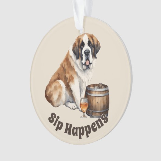 Saint Bernard Chien Sip Happen (devant)