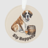 Saint Bernard Chien Sip Happen (devant)