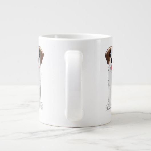 Saint Bernard Design - Gepersonaliseerd Jumbo Mok (Achterkant)