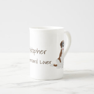 Saint Bernard Design - Gepersonaliseerd Porselein Kop