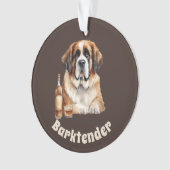 Saint Bernard Dog Barktender Extraordinair (devant)