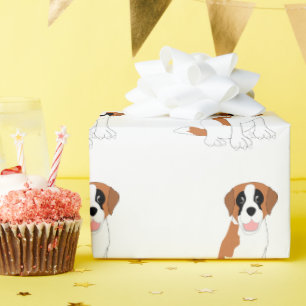 Saint Bernard Dog Cadeaupapier
