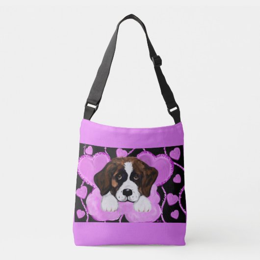 SAINT BERNARD DOG CROSSBODY TAS (Voorkant)