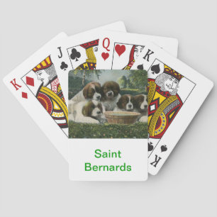 Saint Bernard Dog-speelkaarten Pokerkaarten