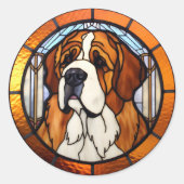 Saint Bernard Dog Sticker Pack (Voorkant)