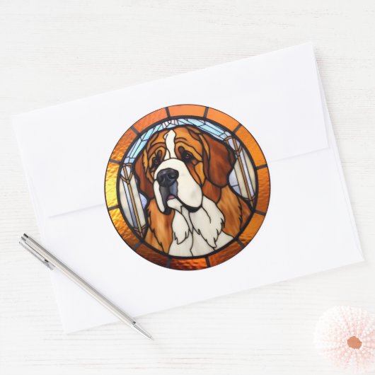 Saint Bernard Dog Sticker Pack (Envelop)
