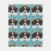 Saint Bernard Fleece Deken (Voorkant)