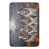 Saint Bernard Halloween Spooky Badmat (Voorkant Verticaal)