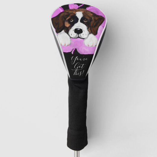 SAINT BERNARD HOND  GOLFHEADCOVER (Voorkant)