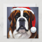 Saint Bernard Kerstmis (Voorkant)