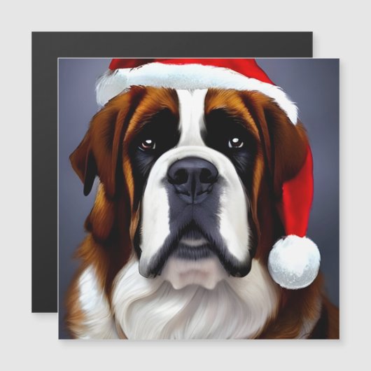 Saint Bernard Kerstmis (Voorkant / Achterkant)