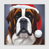 Saint Bernard Kerstmis (Voorkant)