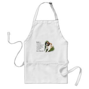 Saint Bernard Lovers Standaard Schort