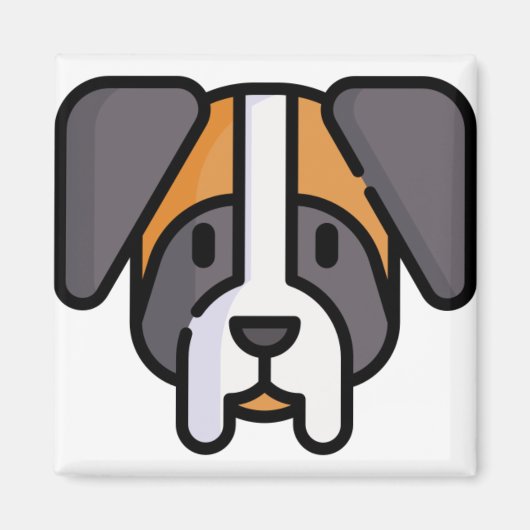 Saint Bernard Magneet (Voorkant)