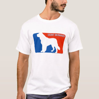 Saint Bernard Major League Dog T-Shirt