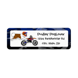 Saint Bernard Motocross Etiket