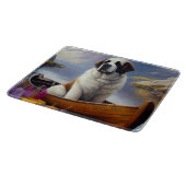 Saint Bernard op een peddel: Een Schilderachtig av Snijplank (Hoek)