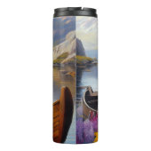 Saint Bernard op een peddel: Een Schilderachtig av Thermosbeker (Achterkant)