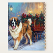 Saint-Bernard période de fêtes de Noël (Dos)