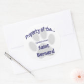 Saint Bernard Property Sticker (Envelop)
