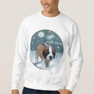 Saint Bernard Puppy kerstcadeaus Trui