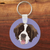 Saint Bernard Sleutelhanger (Voorkant)