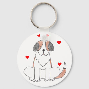 Saint Bernard Valentijn Ears Sleutelhanger